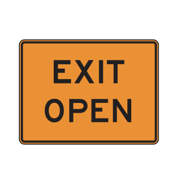 MUTCD E5-2 Exit Open