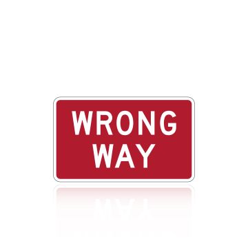 MUTCD R5-1a Wrong Way Sign