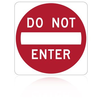 MUTCD R5-1 Do Not Enter Sign