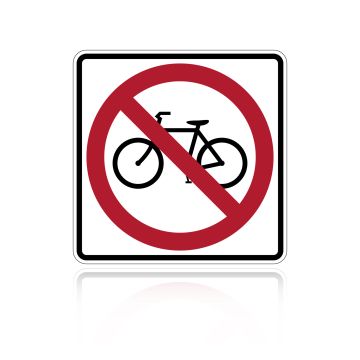 MUTCD R5-6 No Bicycles