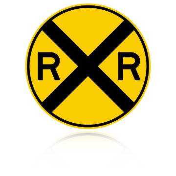 MUTCD W10-1 Railroad Crossing