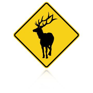 MUTCD W11-20 Elk