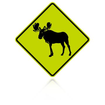 MUTCD W11-21 Moose