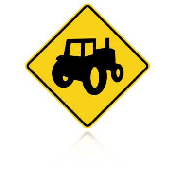 MUTCD W11-5a Farm Machinery Traffic