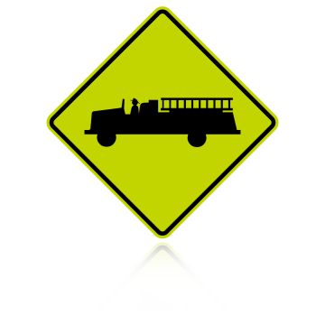 MUTCD W11-8 Emergency Vehicle