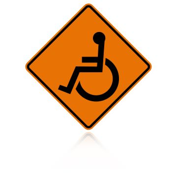 MUTCD W11-9 Handicapped