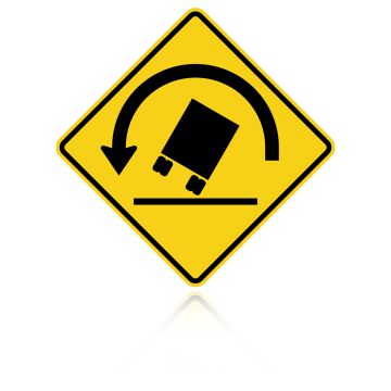 MUTCD W1-13L Truck Rollover