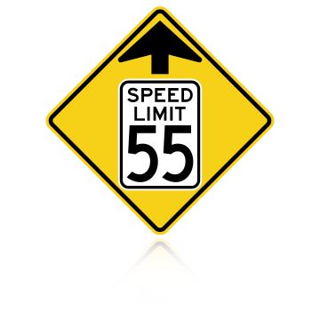 MUTCD W3-5 Reduced Speed Limit Ahead