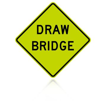 MUTCD W3-6 Draw Bridge