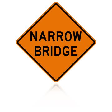 MUTCD W5-2 Narrow Bridge