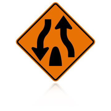 MUTCD W6-2 Divided Highway