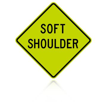 MUTCD W8-4 Soft Shoulder