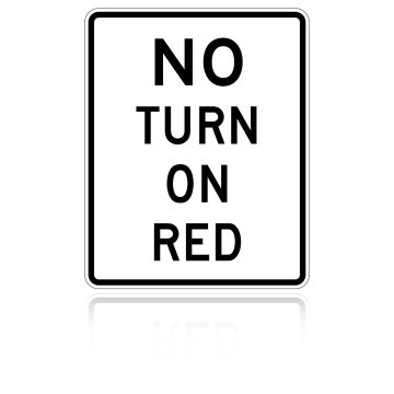 MUTCD R10-11a No Turn On Red