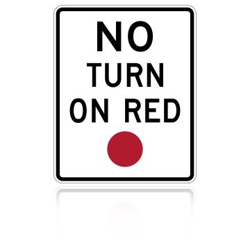 MUTCD R10-11 No Turn on Red