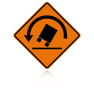 MUTCD W1-13L Truck Rollover