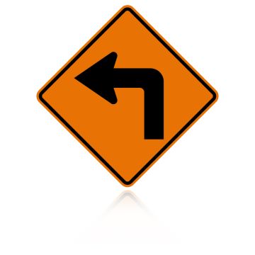 MUTCD W1-1L Turn Left