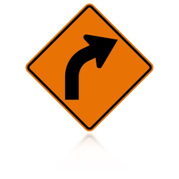 MUTCD W1-2R Curve Right