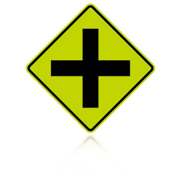 MUTCD W2-1 Crossroad Intersection