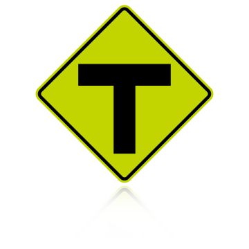 MUTCD W2-4 T- Intersection