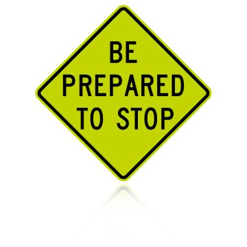 MUTCD W3-4 Prepare to Stop