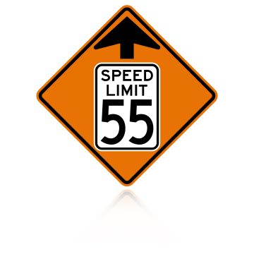 MUTCD W3-5 Reduced Speed Limit Ahead