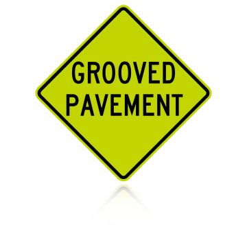 MUTCD W8-15 Grooved Pavement